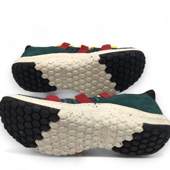 Holo Maverick Eco Knit Sneakers Green Yellow Red Size 12 Men’s Sustainable - Picture 5 of 9